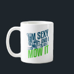 Funny Lawn Mower Lawn Care Gift Dad Husband Coffee Mug<br><div class="desc">This funny design is the perfect gift for anyone who loves gardening. Grab yours today!</div>