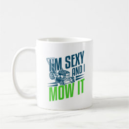 Funny Lawn Mower Lawn Care Gift Dad Husband Coffee Mug