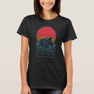 Funny Lawn Mower Lawn Mowing Garderner 80s 90s Ret T-Shirt
