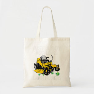 Funny Lawn Mowing Gift Boys Kids Lawn Mower Farm G Tote Bag