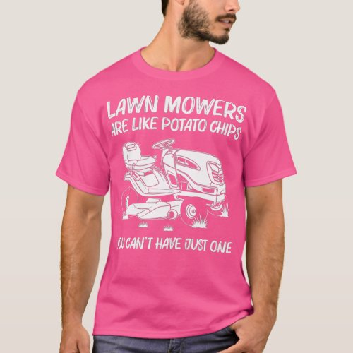 Funny Lawn Mowing Gift Men Women Lawn Mower Farm T_Shirt