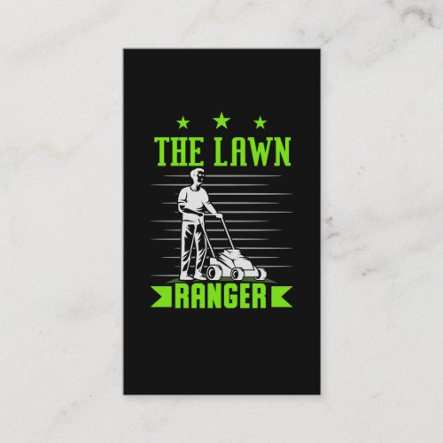 Funny Lawn Mowing Humor Landscaper Janitor Business Card
