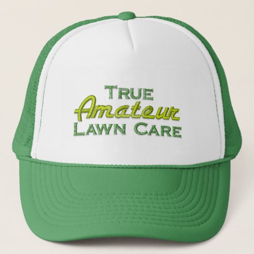 Funny Lawn Mowing Trucker Hat
