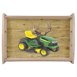 Funny Lawnmower Serving Tray