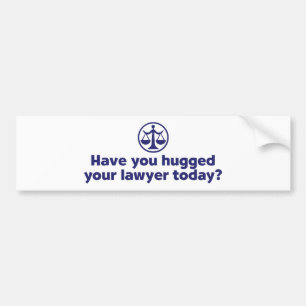 Funny Lawyer Bumper Sticker