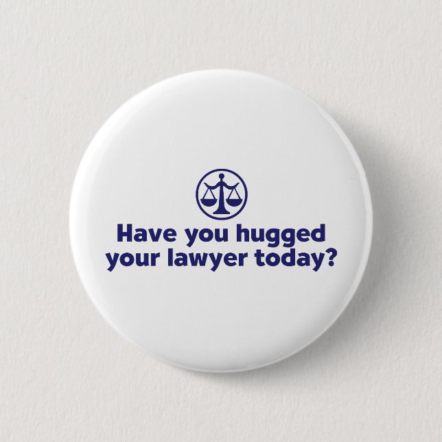 Funny Lawyer Button (Front)