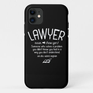 Funny Lawyer Definition iPhone 11 Case