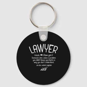 Funny Lawyer Definition Keychain