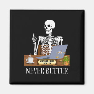 Funny Lawyer Halloween  Magnet