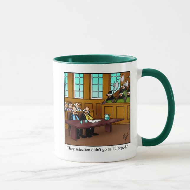 Funny Lawyer Humor Mug Gift (Right)