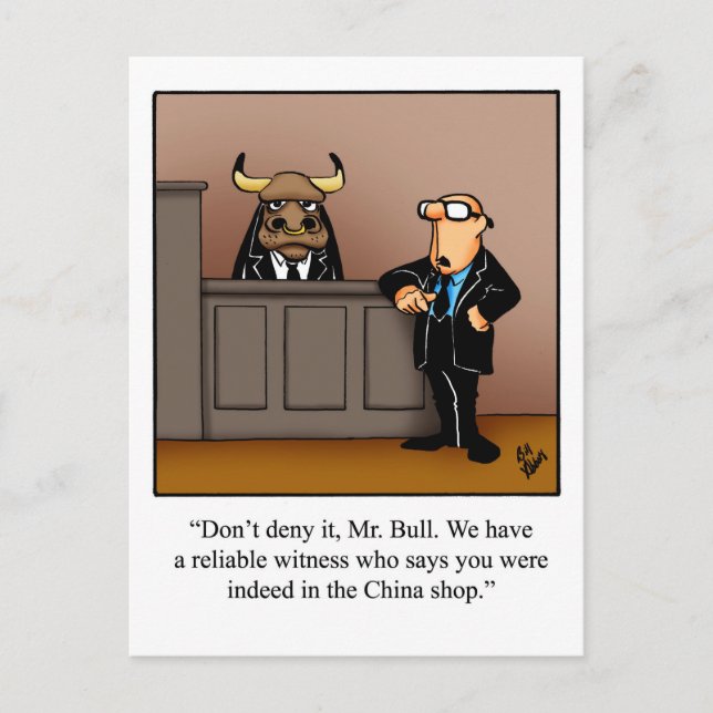 Funny Lawyer Humor Postcard (Front)