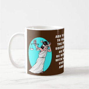 Funny Lawyer Justice Humor Personalized Gift Coffee Mug