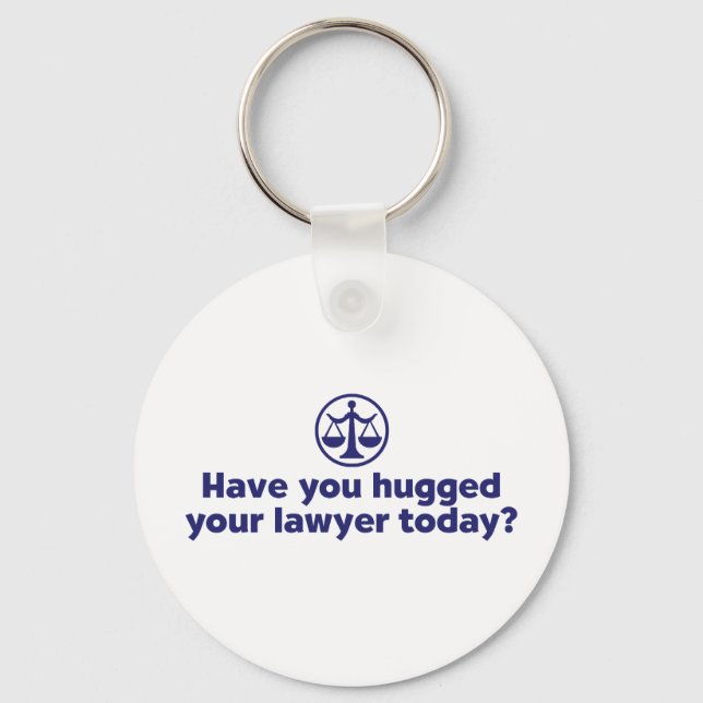 Funny Lawyer Keychain (Front)