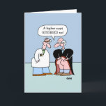 Funny Lawyer Law Office Birthday Card<br><div class="desc">This all occasion (any occasion) legal profession greeting card by Swiss is especially designed to be given to or by a member of the legal profession... .a judge... an attorney... a magistrate... a court clerk... .a LAW STUDENT! Turn this card into a BIRTHDAY card by CUSTOMIZING the inside copy to...</div>
