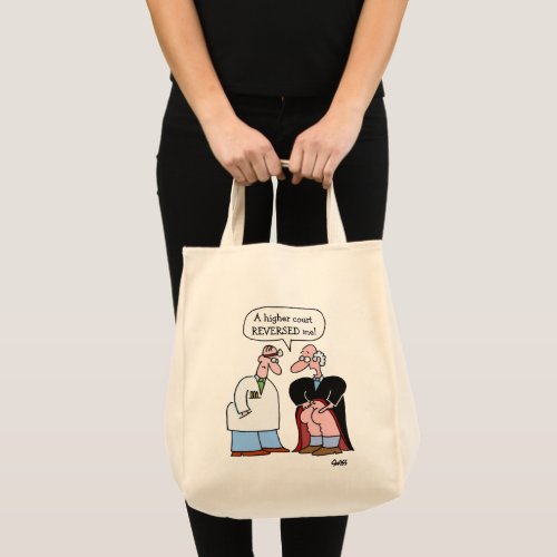 Funny Lawyer Legal Profession Cartoon Grocery Tote