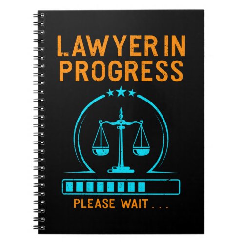 Funny Lawyer Loading Lawyer Graduation Notebook