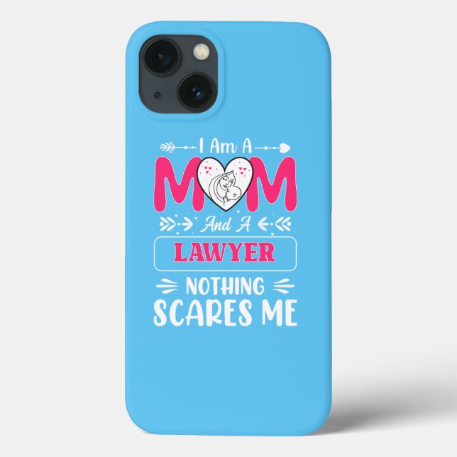 Funny Lawyer Mom, Lawyer Mom Funny Case-Mate iPhone Case (Back)