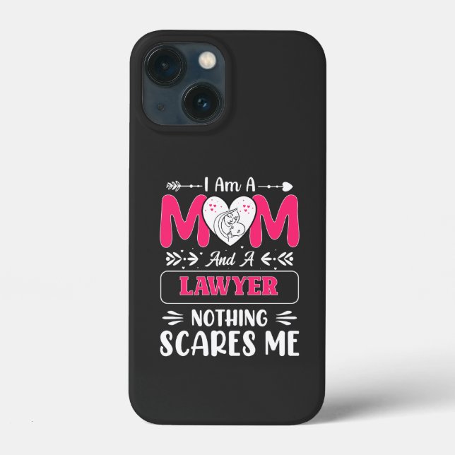 Funny Lawyer Mom, Lawyer Mom Funny Case-Mate iPhone Case (Back)