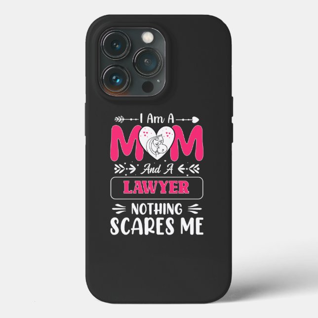 Funny Lawyer Mom, Lawyer Mom Funny Case-Mate iPhone Case (Back)