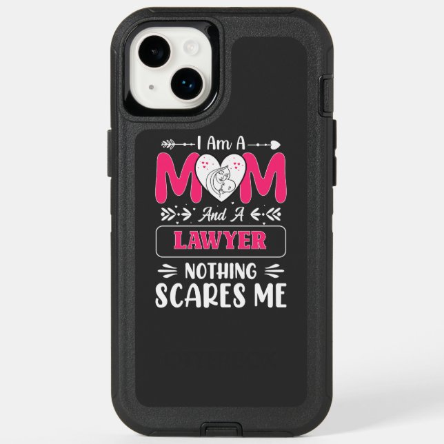 Funny Lawyer Mom, Lawyer Mom Funny Otterbox iPhone Case (Back)