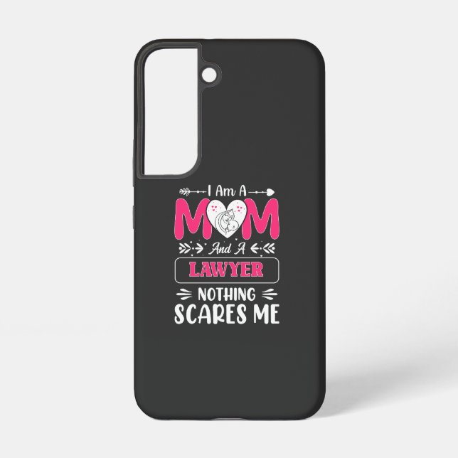Funny Lawyer Mom, Lawyer Mom Funny Samsung Galaxy Case (Back)