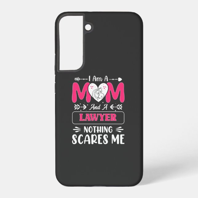Funny Lawyer Mom, Lawyer Mom Funny Samsung Galaxy Case (Back)