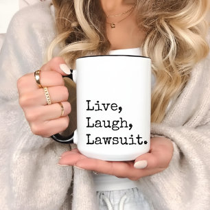 Funny lawyer mug for him or her, Funny legal mug