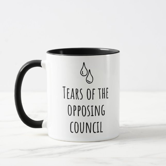 Funny Lawyer Mug - Tears Of The Opposing Council (Left)