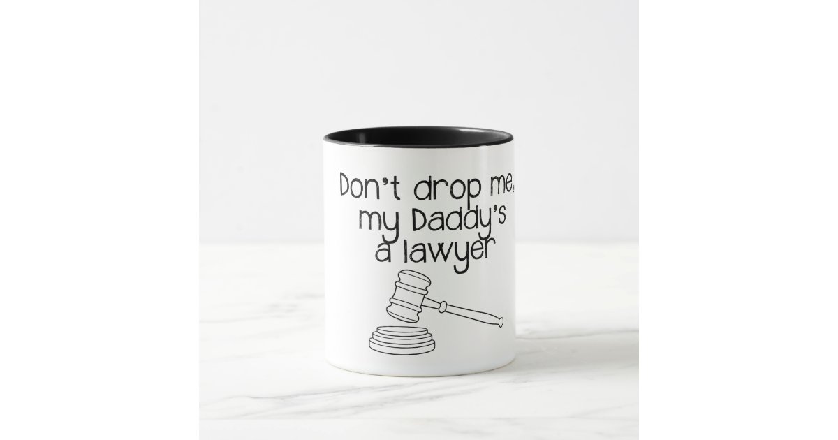 Funny Lawyer Mug Text, lawyer gift idea Zazzle