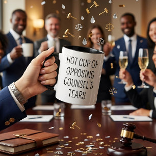 Funny Lawyer Opposing Counsel’s Tears Legal Mug