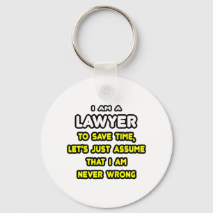Funny Lawyer T-Shirts and Gifts Keychain