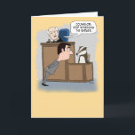 Funny Lawyer Witnessing the Badger Birthday Card<br><div class="desc">This funny birthday card puts a spin on the courtroom trope of a judge telling a lawyer to stop badgering the witness.

Thanks for choosing this original design by © Chuck Ingwersen and supporting me — an independent artist! I post cartoons every day on Instagram: https://www.instagram.com/captainscratchy</div>