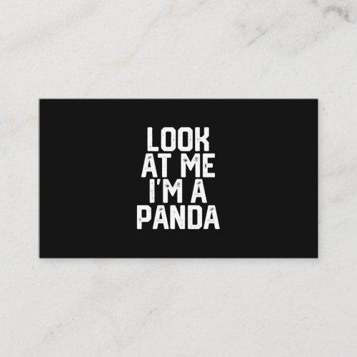 Funny Lazy Panda Look At Me Im A Panda Enclosure Card