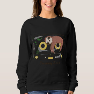 Funny Lazy Sloth 재미있는 게으른 나무 늘보 Sweatshirt