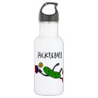 Funny Leaping Pickle Playing Pickleball
