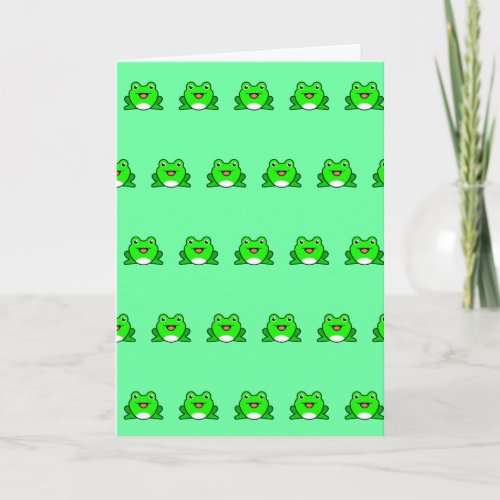 Funny Lear Year Frog Birthday Card