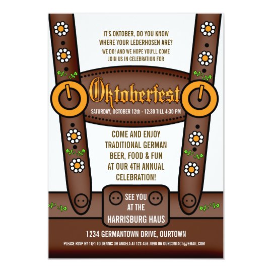 Oktoberfest Party Invitation Templates Free 7