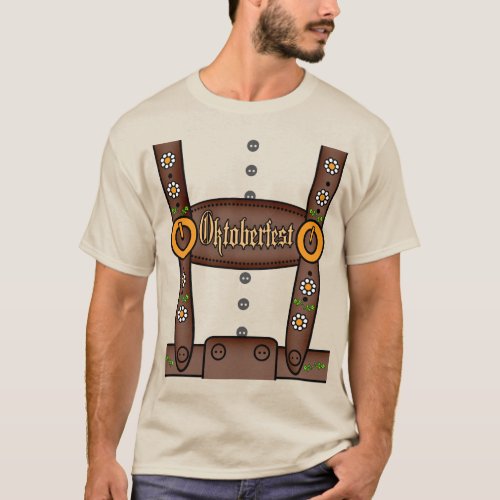 Funny Lederhosen Oktoberfest Shirt