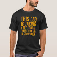 Funny Leg Amputee Design For Men Women Amputation