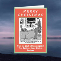 Funny Legal and Law Theme Christmas Holiday Card