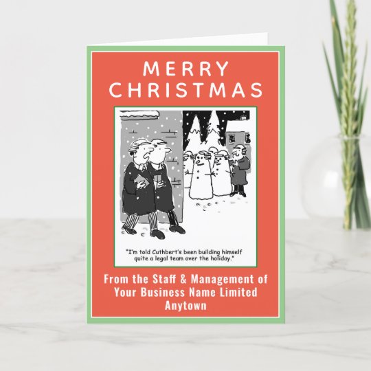 Funny Legal And Law Theme Christmas Holiday Card Zazzle