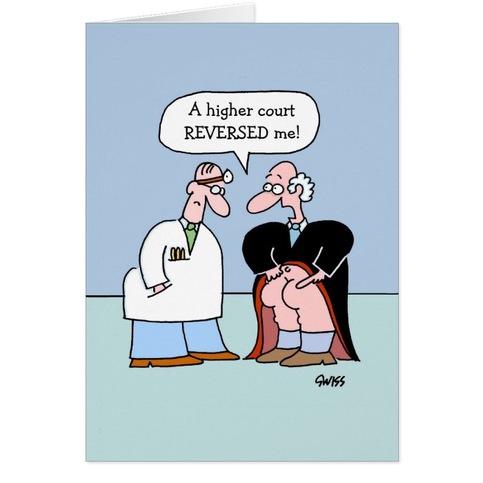 Funny Legal Profession Get Well Greeting Card
