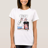 Funny Legal Profession Judge and Doctor Cartoon T-Shirt