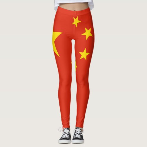 Funny Leggings flag China  Super Christmas Gif