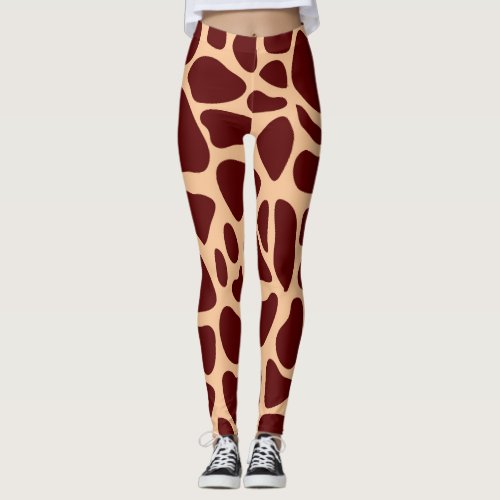 Funny Leggings giraffe animal