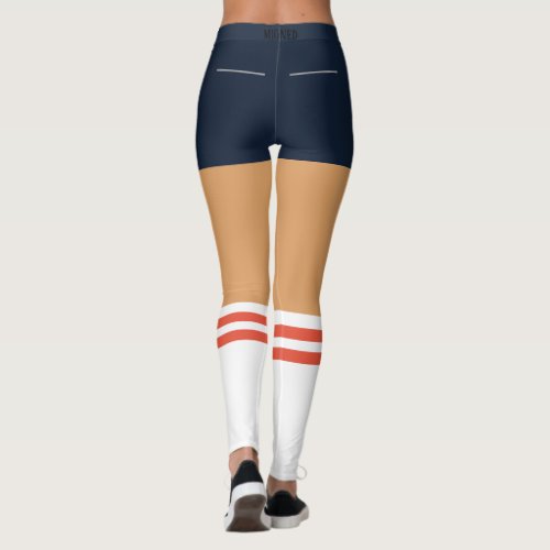 Funny Leggings with Faux Shorts and Socks