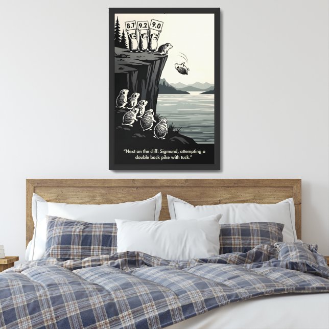 Funny lemming poster (Bedroom)
