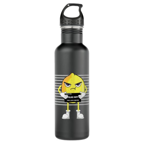 Funny Lemon Design Lemonade Juice Lover Stainless Steel Water Bottle