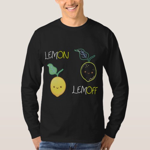 Funny Lemon Lemoff Pun Vegan Fruit Lover Vegan Wom T_Shirt