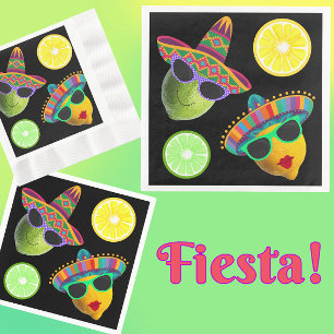 Funny Lemon Lime Party Napkins